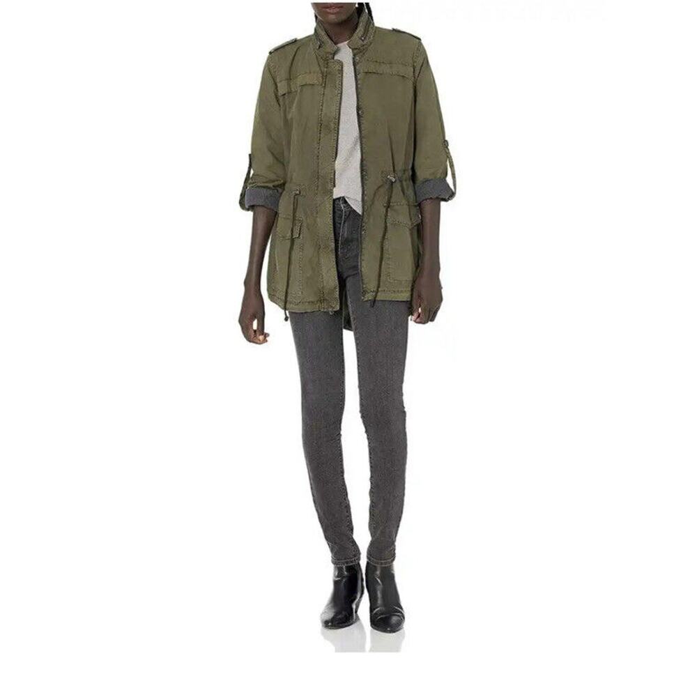 Levi's Legacy Cotton Lightweight Fishtail Anorak Jacket Military Green Small